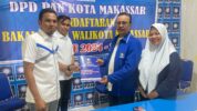 Rombongan Tim Andi Seto Kembalikan Formulir Pendaftaran Balon Wali Kota Makassar di PAN