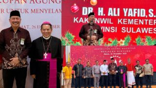 Natal 2025, Kemenag Sulsel Apresiasi Peran Keuskupan Agung Makassar Rawat Kerukunan